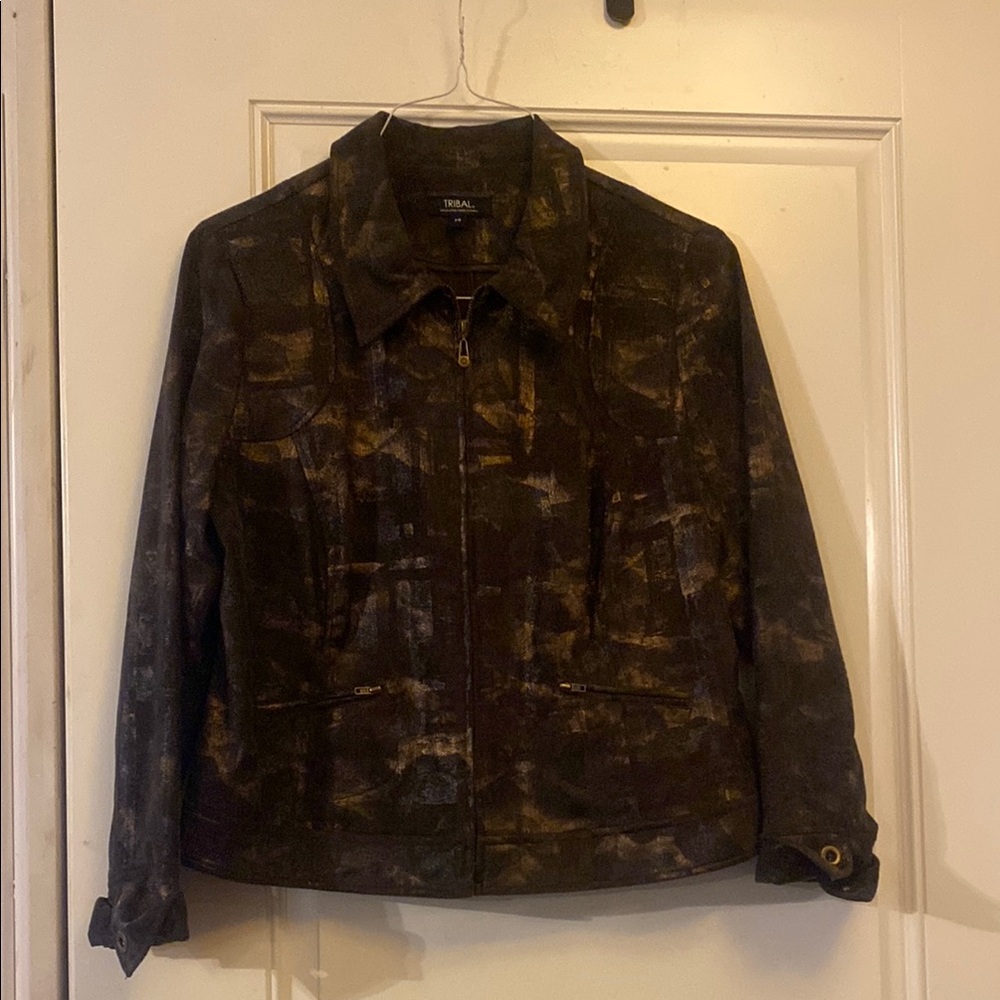 Tribal jacket - looks brand new new - multi brown - excell addition to wardrobe